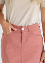 Remi Denim Midi Skirt - By Baano