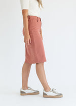 Remi Denim Midi Skirt - By Baano