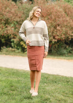 Remi Denim Midi Skirt