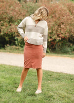 Remi Denim Midi Skirt