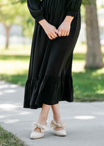 Renee Smocked Bodice Long Sleeve Maxi Dress - Glamourous Grace