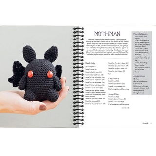 A Crochet World of Creepy Creatures and Cryptids: 40 Amigurumi Patterns for Adorable Monsters, Mythical Beings and More (Spiral Bound) - By Baano