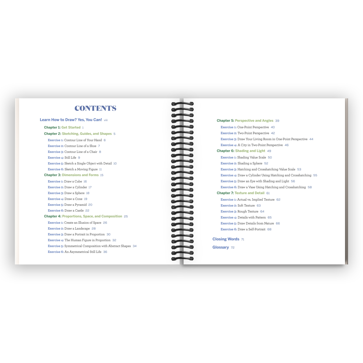 30-Minute Drawing for Beginners: Easy Step-by-Step Lessons & Techniques for Landscapes, Still Lifes, Figures, and More (Spiral Bound) Lay it Flat Publishing Group