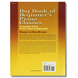 Big Book of Beginner's Piano Classics (Spiral Bound) - By Baano