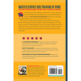 Service Dog Training Guide: A Step-by-Step Training Program for You and Your Dog (Spiral Bound) - By Baano