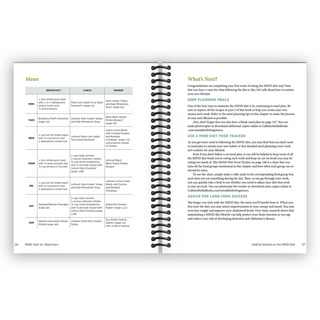 MIND Diet for Beginners: 85 Recipes and a 7-Day Kickstart Plan to Boost Your Brain Health (Spiral Bound) - By Baano