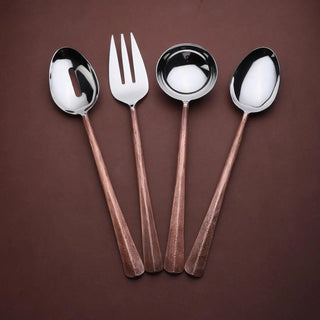 Ridge Hostess Serving 4 pc. Set INOX Artisans