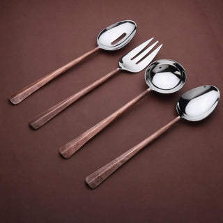 Ridge Hostess Serving 4 pc. Set INOX Artisans
