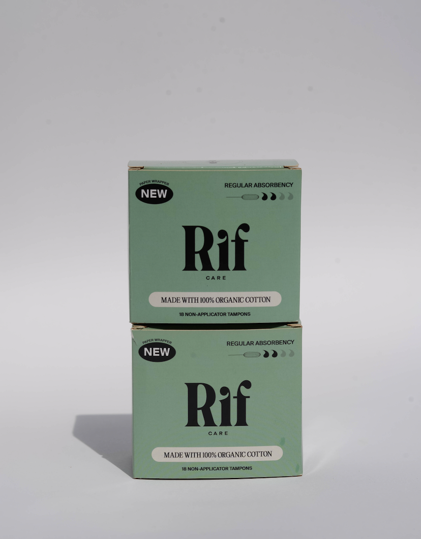 Organic Cotton Non-Applicator Tampons - Regular Absorbency Rif care
