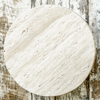 Stone Top Wood Round Decorative Risers, Set of Two Decor Steals