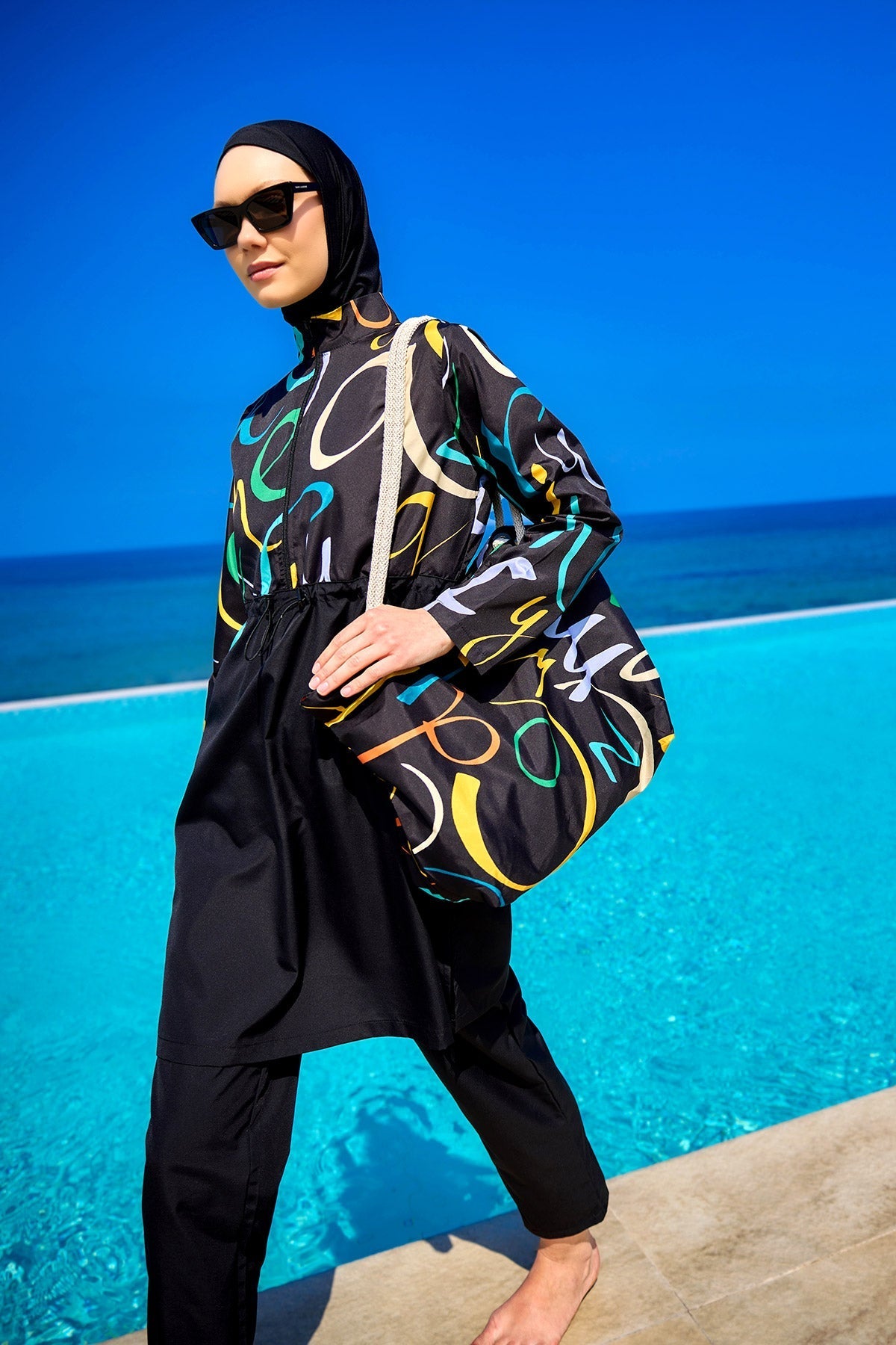 Rivamera Modest Full-Coverage Swimsuit - R2505 Marina Modest