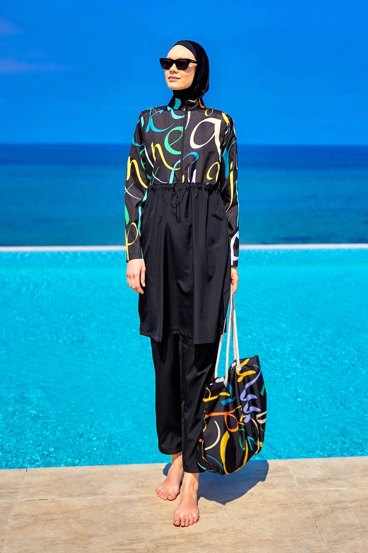 Rivamera Modest Full-Coverage Swimsuit - R2505 Marina Modest