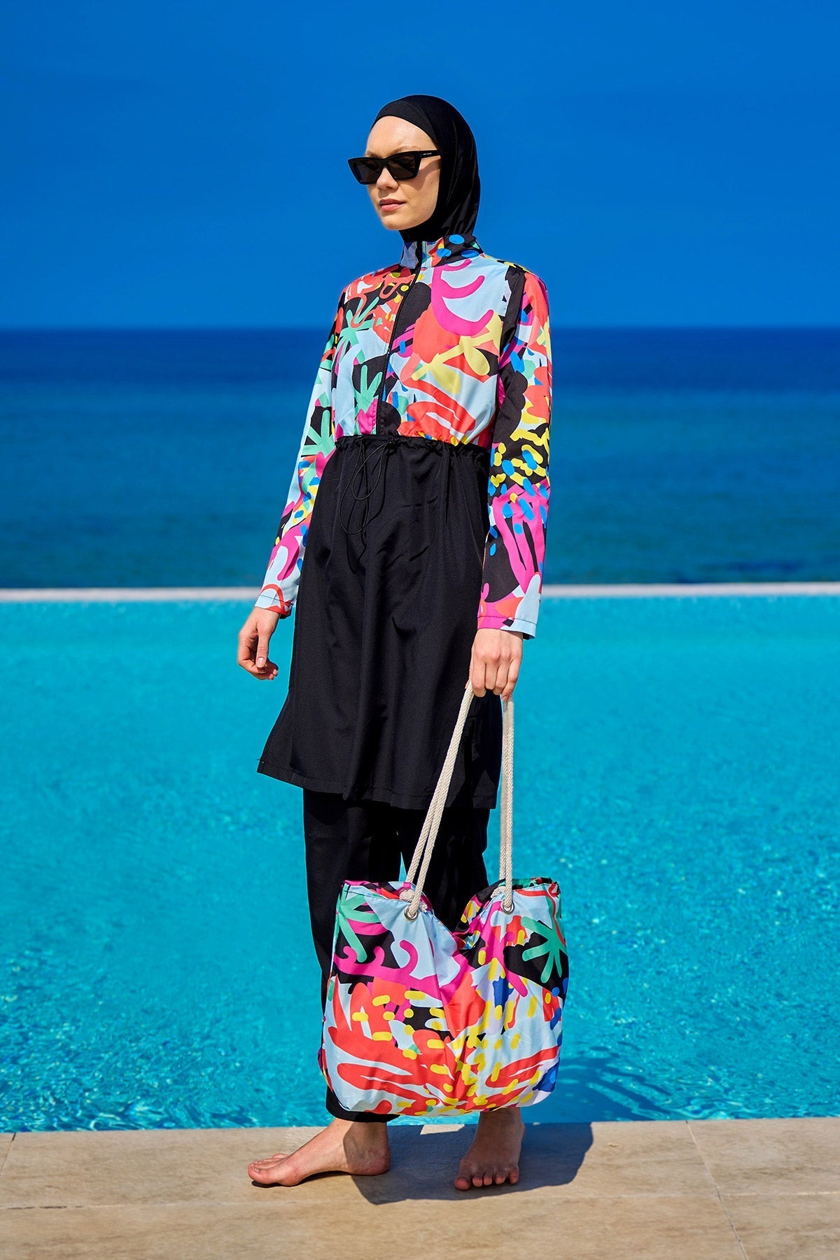 Rivamera Full-Coverage Modest Swimsuit - R2510 Marina Modest