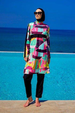 Rivamera Black Full Coverage Burkini Set for R2511 - By Baano