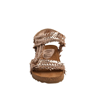 River Dance Woven Sandal in Champagne Naughty Monkey
