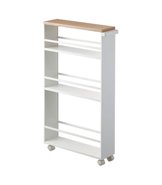 Replacement Wooden Top for Rolling Storage Cart - Steel - - By Baano