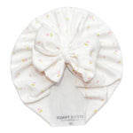 Calliope | Dainty Pink Floral  | Pointelle Headwrap