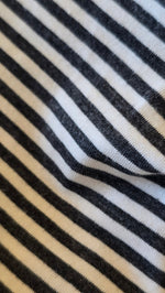 Esmeralda | Charcoal Stripe | Classic Headwrap