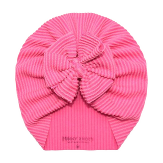 Sophia | Pop Pink | Chunky Rib Headwrap