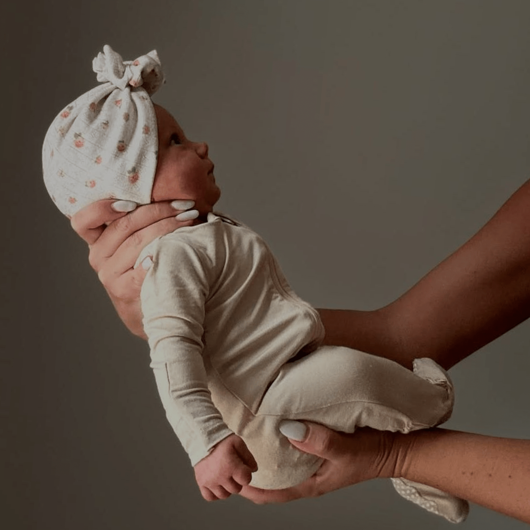Lyra | Oatmeal Rosettes | Pointelle Headwrap
