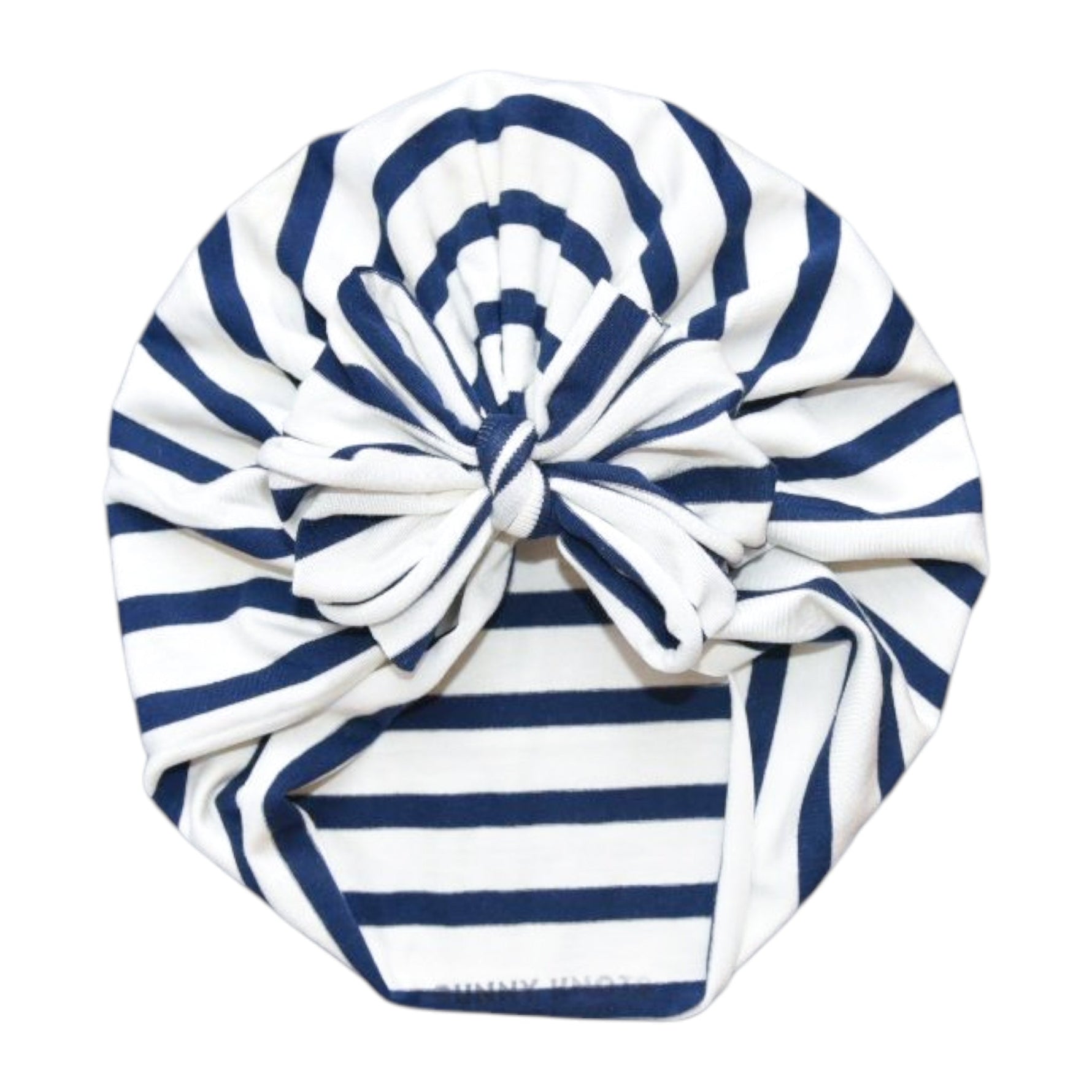 Harriette | Navy Stripe | Classic Headwrap