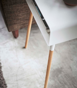 Storage Table - Tall (23" H)  - Steel + Wood - By Baano