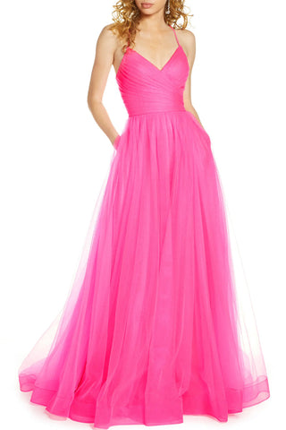 Romantic Evening Tulle Maxi Dress - By Baano