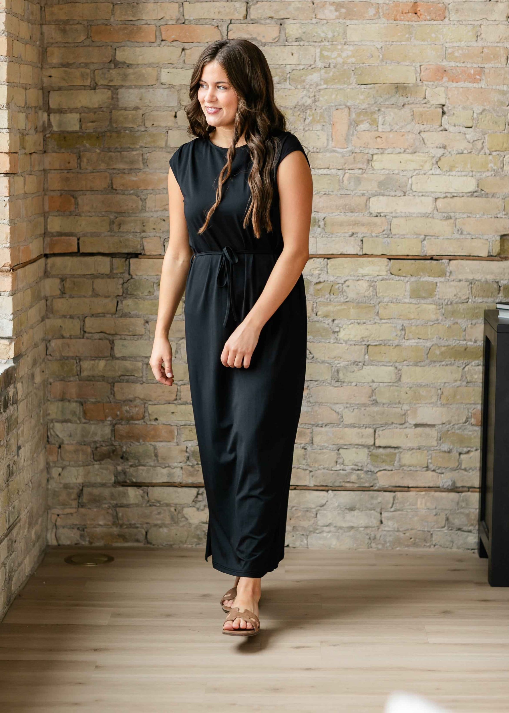 Romy Self Tie Maxi Dress