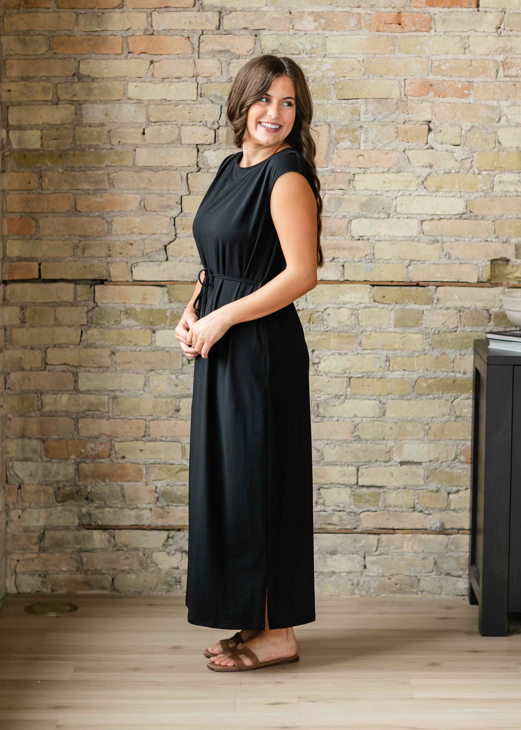 Romy Self Tie Maxi Dress