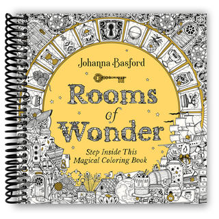Rooms of Wonder: Step Inside This Magical Coloring Book (Spiral Bound) - By Baano