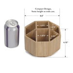 Bamboo Rotating Organizer