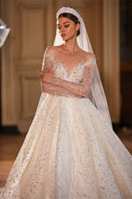 Royal Frances Beaded Wedding Dress - By Baano