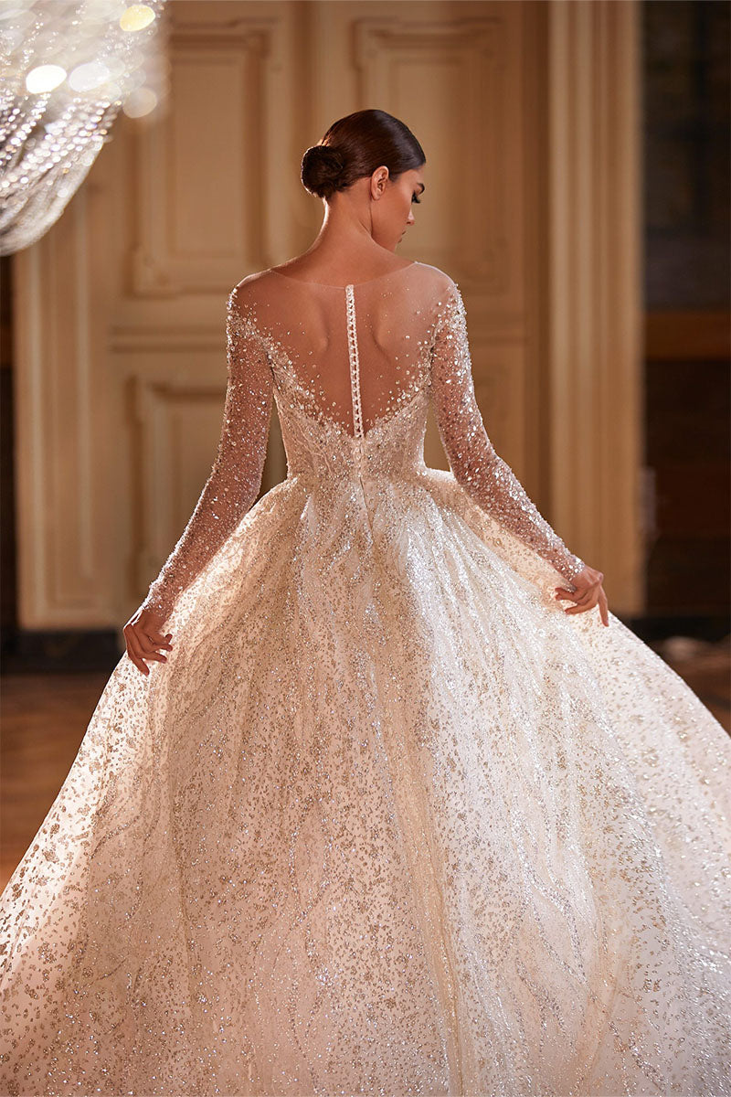 Royal Frances Beaded Wedding Dress - By Baano