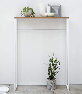 Narrow Entryway Console Table (32" H)  - Steel - By Baano