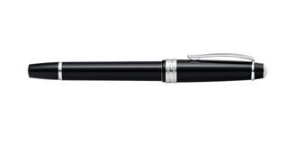 Bailey Light™ Polished Black Resin Medium Nib Fountain Pen - By Baano