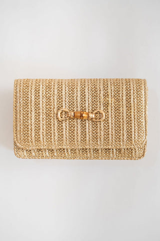 Ruby  - Gold Fabric - Charms