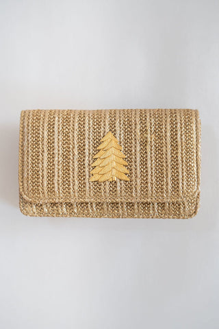 Ruby  - Gold Fabric - Charms