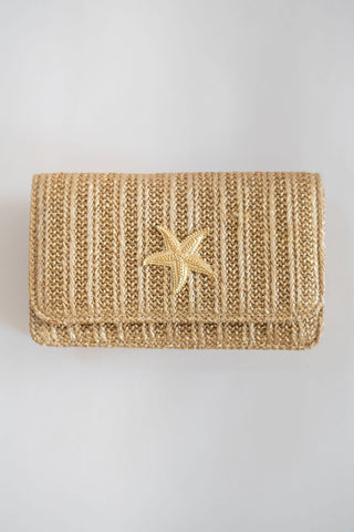 Ruby  - Gold Fabric - Charms