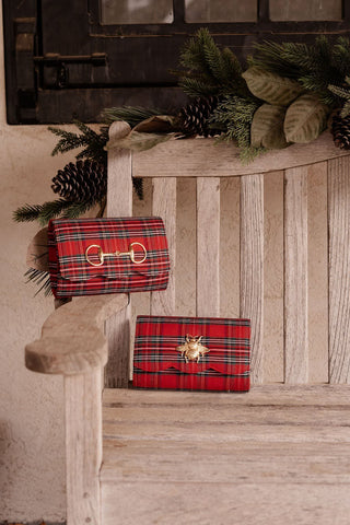 Ruby Scalloped - Red Plaid