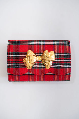 Ruby Scalloped - Red Plaid