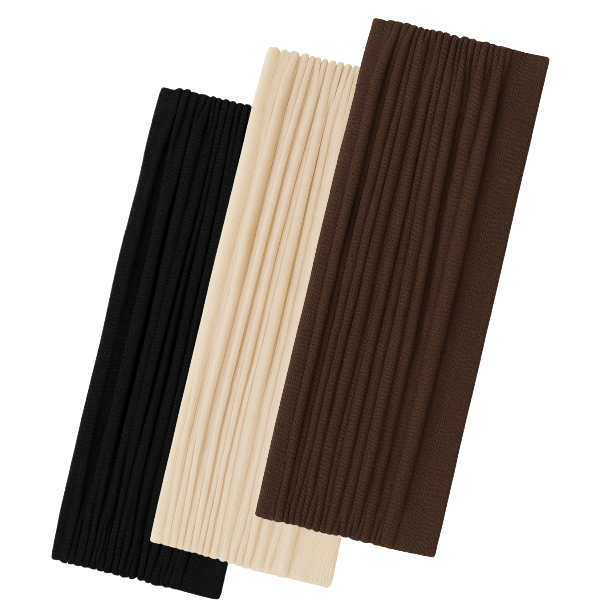 Rue - Wide Style Sports Wrap - 3 Pack (Core Neutrals)