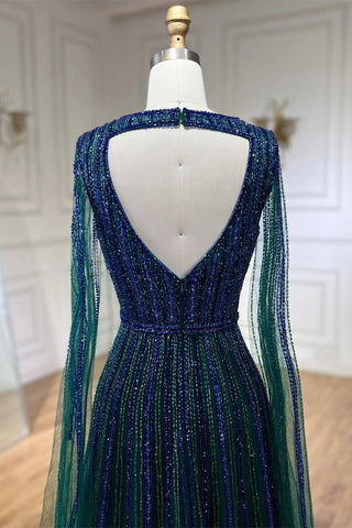 Runway Evening Beaded Maxi Dress - By Baano