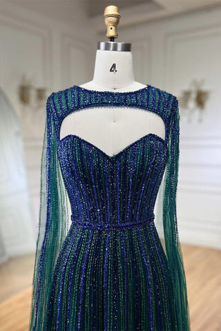 Runway Evening Beaded Maxi Dress - By Baano