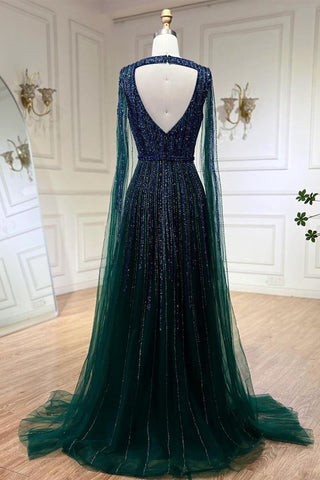Runway Evening Beaded Maxi Dress - By Baano