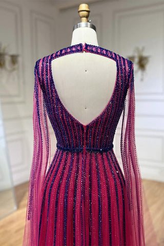 Runway Evening Beaded Maxi Dress - By Baano