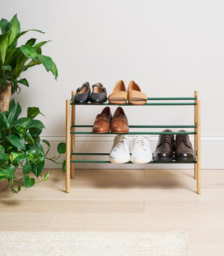 Expandable Shoe Rack (18" H)  - Steel - By Baano
