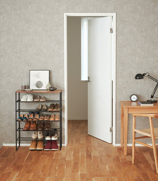 Six-Tier Shoe Rack (34" H)  - Steel - By Baano