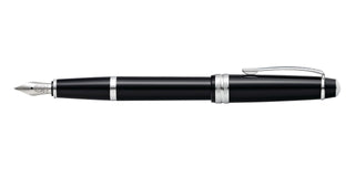Bailey Light™ Polished Black Resin Medium Nib Fountain Pen - By Baano