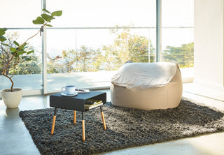 Storage Table - Short (14" H)  - Steel + Wood - By Baano