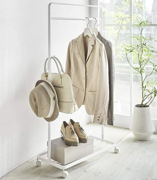 Kids' Rolling Coat Rack (45" H)  - Steel - By Baano